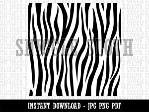 Zebra Stripes Animal Print Pattern Seamless Background Digital Paper Download JPG PDF PNG File