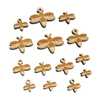 Flying Firefly Lightning Bug Mini Wood Shape Charms Jewelry DIY Craft