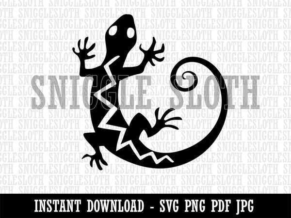 Southwest Native American Lizard Reptile Spirit Animal Clipart Digital  Download SVG PNG JPG PDF Cut Files