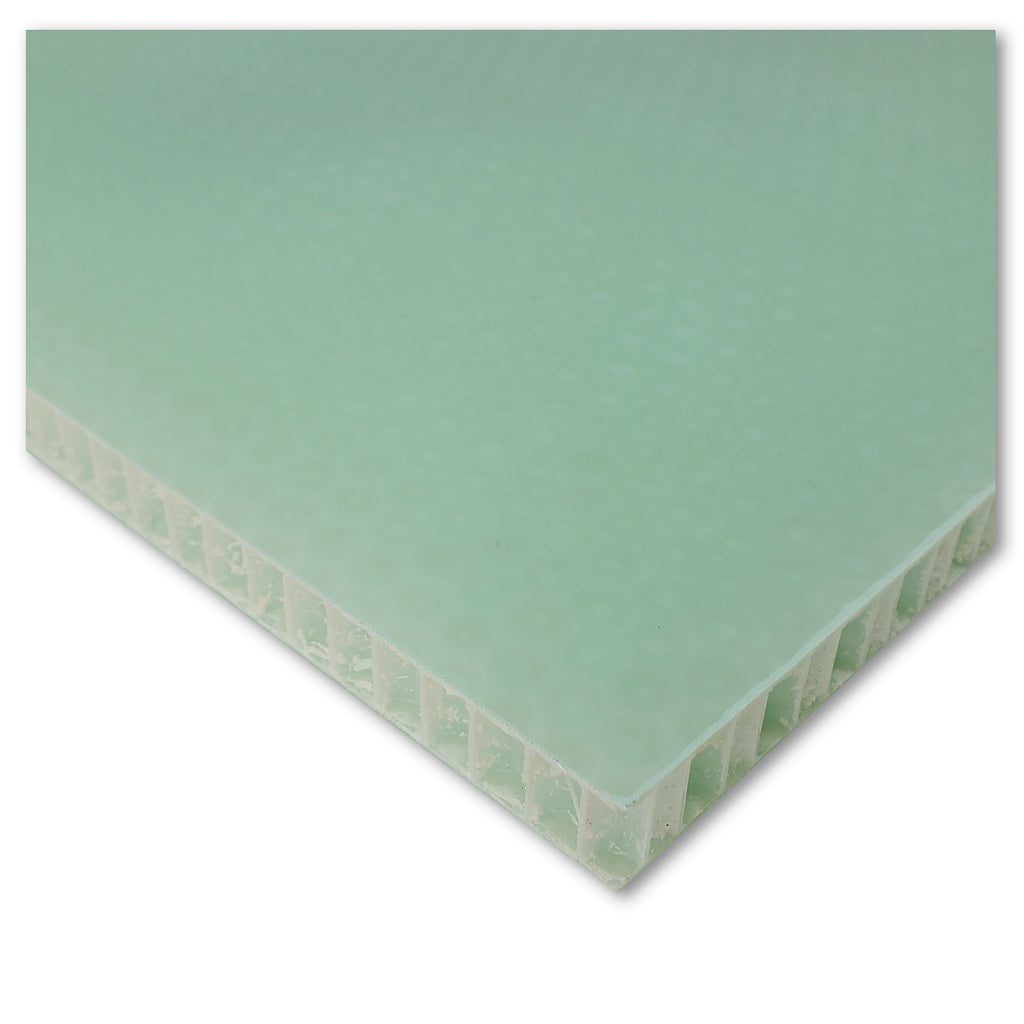 Pickleball Paddle Material 9.4" (249mm) x 15.8" (390mm) - Polypropylene Plastic Honeycomb Core with Fiberglass Facings