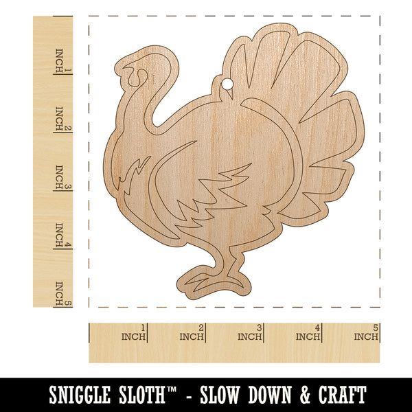 Turkey Silhouette Thanksgiving Unfinished Craft Wood Holiday Christmas – Sniggle  Sloth