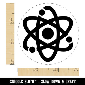 Atom Atomic Rubber Stamp for Stamping Crafting Planners