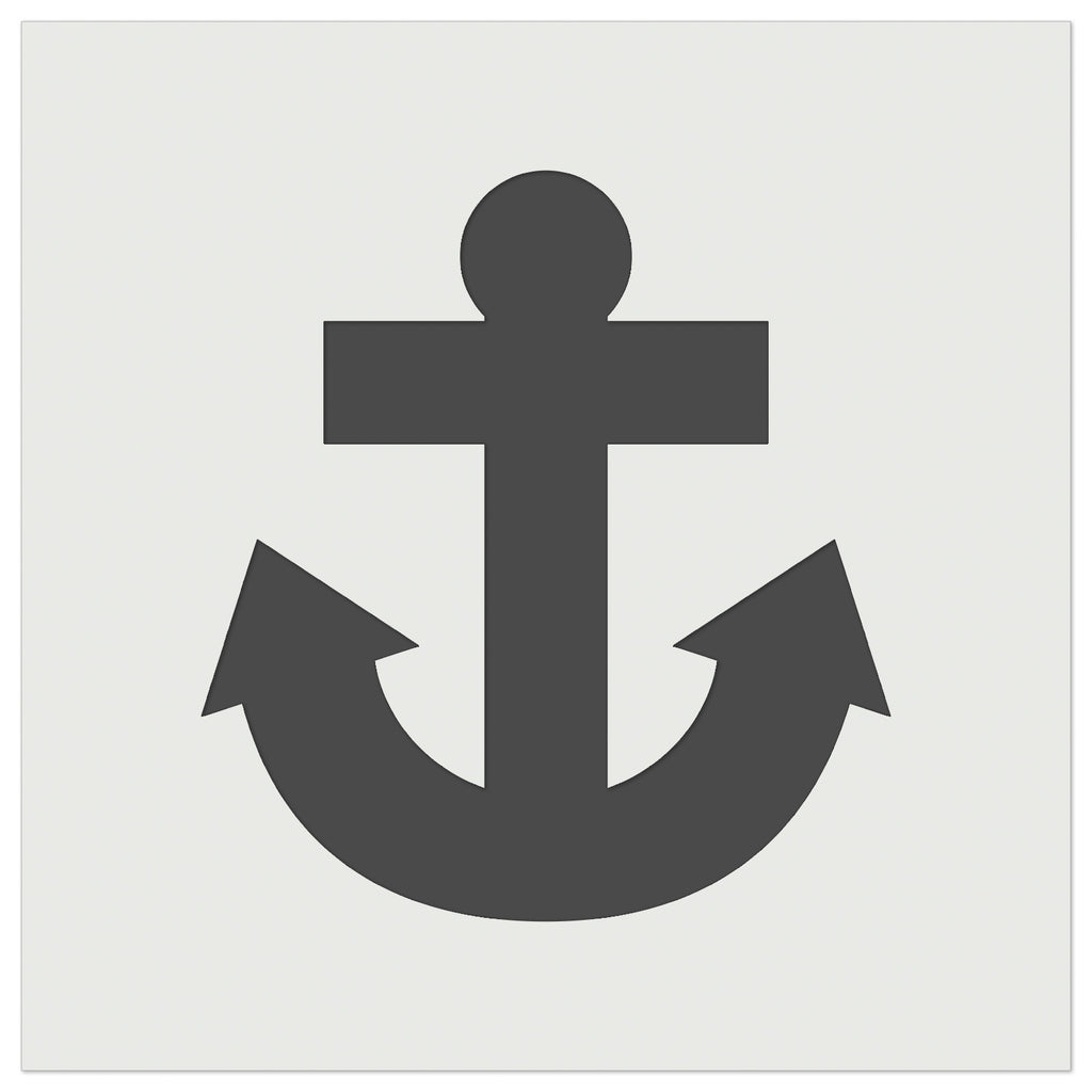 Boat Anchor Nautical Wall Cookie DIY Craft Reusable Stencil