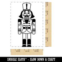 Full Body Nutcracker Christmas Rectangle Rubber Stamp for Stamping Crafting