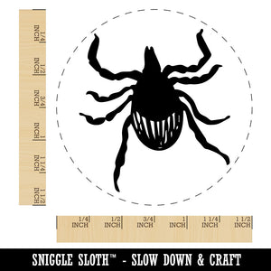 Deer Tick Bug Parasite Arachnid Self-Inking Rubber Stamp for Stamping Crafting Planners
