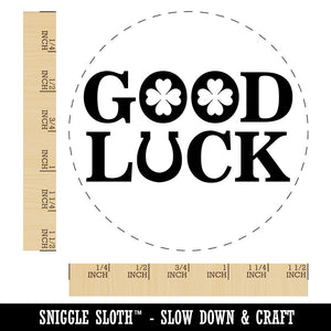 Good Luck Clover Horseshoe Saint Patricks Day Shamrock Self-Inking Rubber Stamp for Stamping Crafting Planners