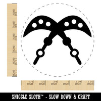 Akofena Adinkra African Sword of War Authority Symbol Self-Inking Rubber Stamp