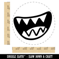 Big Cartoon Smile Sharp Shark Teeth Self-Inking Rubber Stamp Crafting Planners