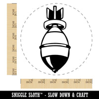 Bomb Nuke Warhead Air Strike Missile Self-Inking Rubber Stamp Crafting Planners