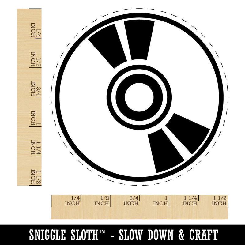 CD ROM Compact Disk DVD Self-Inking Rubber Stamp Crafting Planners