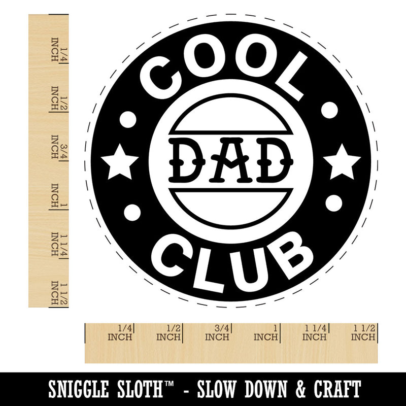 Cool Dad Club Award Star Family Self-Inking Rubber Stamp Crafting Planners