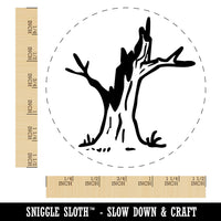Dead Tree Stump Wood Self-Inking Rubber Stamp Crafting Planners