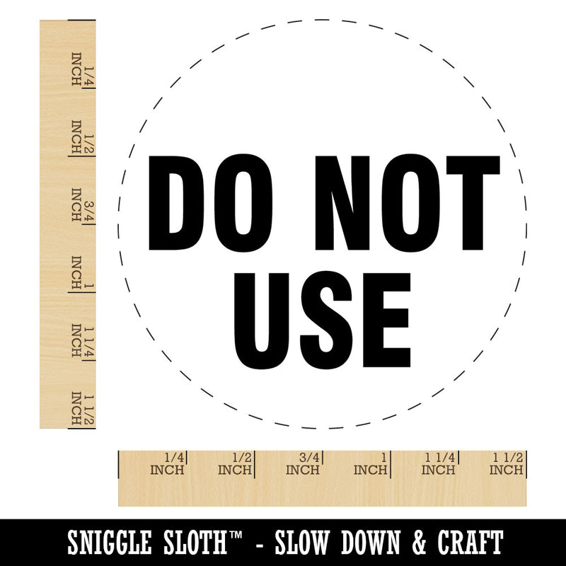 Do Not Use Inventory Management Manufacturing Label Self-Inking Rubber Stamp for Planner