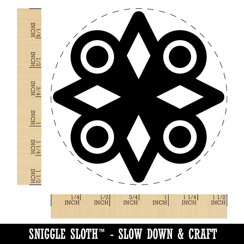 Esono Anantam Adinkra African Elephant Footprint Leadership Protection Stamp