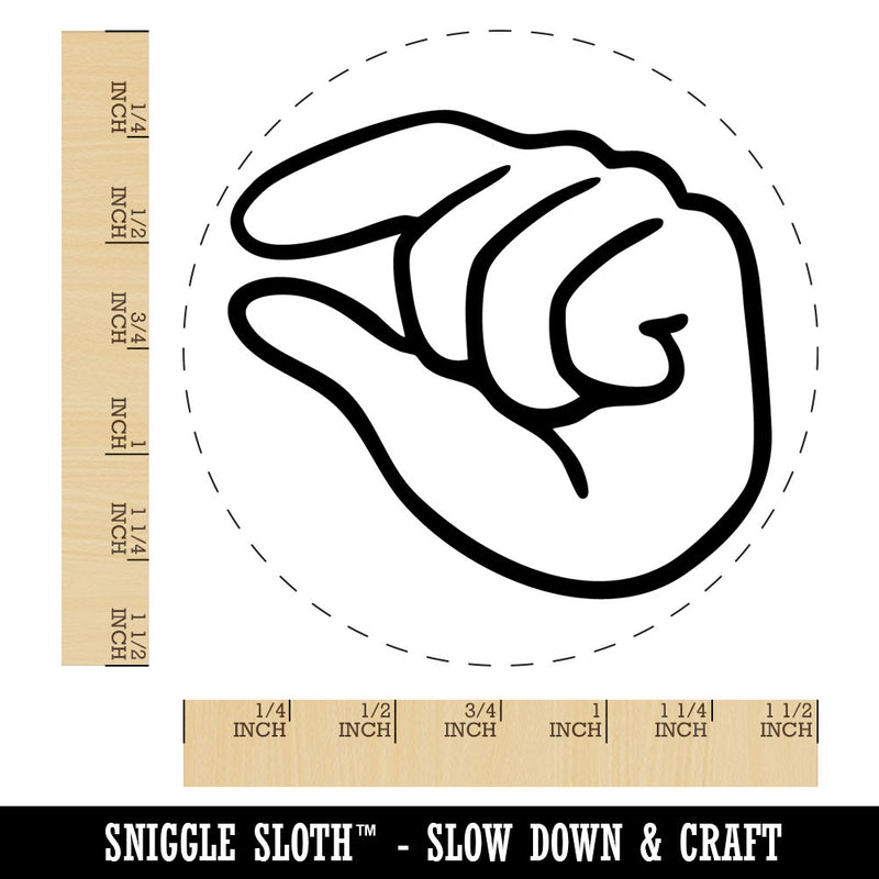 Hand Pinching Fingers Self-Inking Rubber Stamp for Stamping Crafting Planners