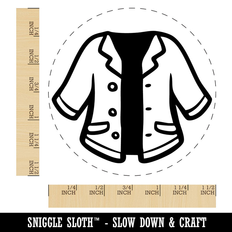 Jacket Coat Cartoon Clothing Shirt Self-Inking Rubber Stamp Crafting Planners