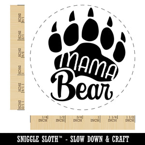 Mama Bear Mother's Day Paw Family Self-Inking Rubber Stamp Crafting Planners