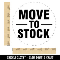 Move To Stock Inventory Management Manufacturing Label Self-Inking Rubber Stamp
