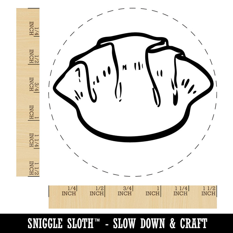 Potsticker Crab Rangoon Dumpling Chinese Food Self-Inking Rubber Stamp Crafting