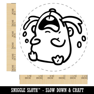 Sad Crying Bawling Gerbil Hamster Rodent Critter Pet Self-Inking Rubber Stamp