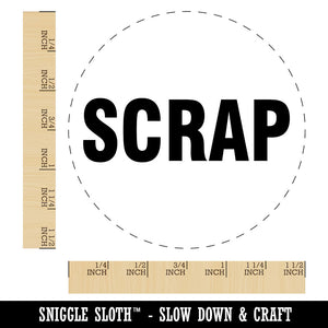 Scrap Production Inventory Management Manufacturing Label Self-Inking Stamp