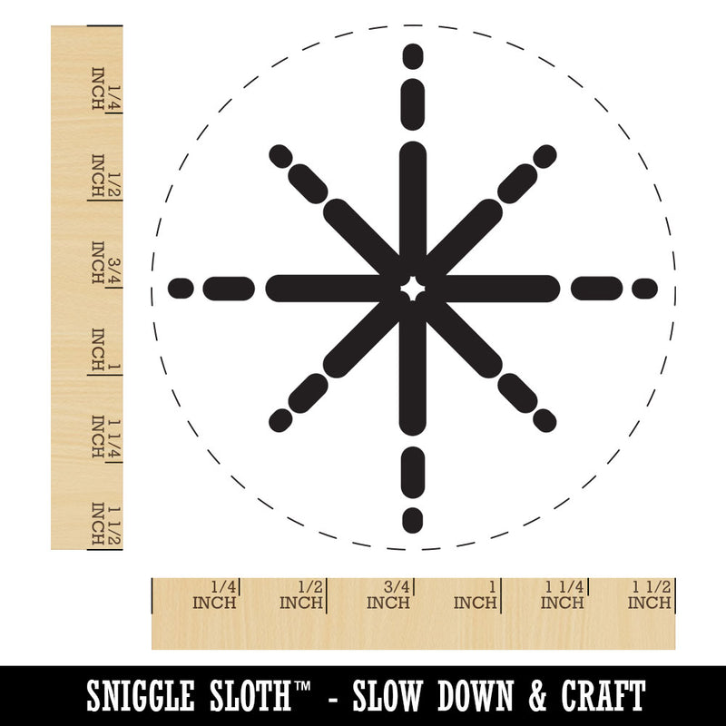 Shiny Sparkle Star Shimmer Glitter Self-Inking Rubber Stamp Crafting Planners