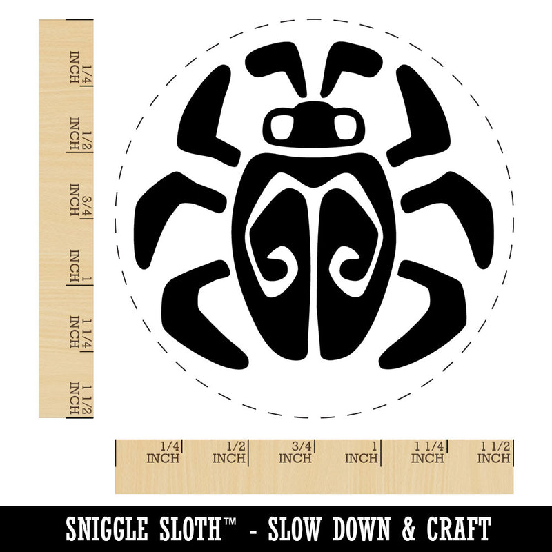 Tribal Southwestern Bug Insect Beetle Self-Inking Rubber Stamp Crafting Planners