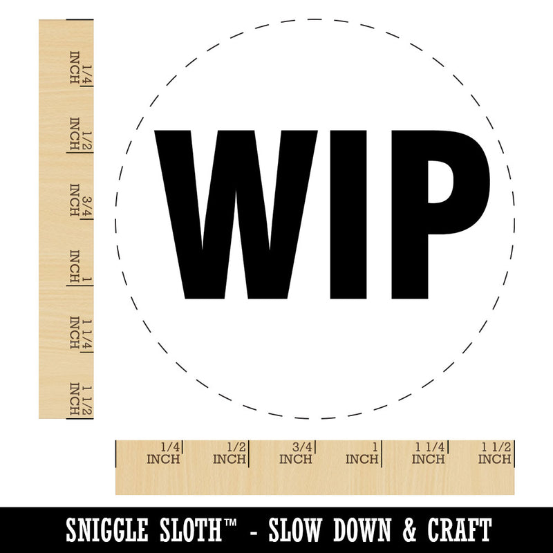 WIP Work In Progress Inventory Management Manufacturing Label Self-Inking Stamp