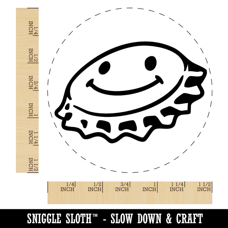 Cartoon Bottle Cap Soda Smiley Face Self-Inking Rubber Stamp for Stamping Ink Stamper Crafting Planners