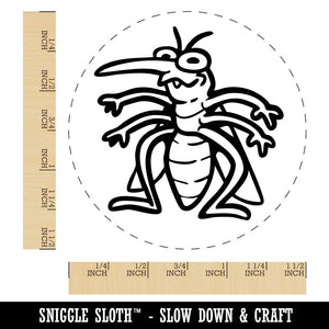 Cartoon Mosquito Pest Bug Fly Annoying Self-Inking Rubber Stamp for Stamping Ink Stamper Crafting Planners