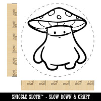 Cartoon Mushroom Man Chubby Cute Spots Self-Inking Rubber Stamp for Stamping Ink Stamper Crafting Planners