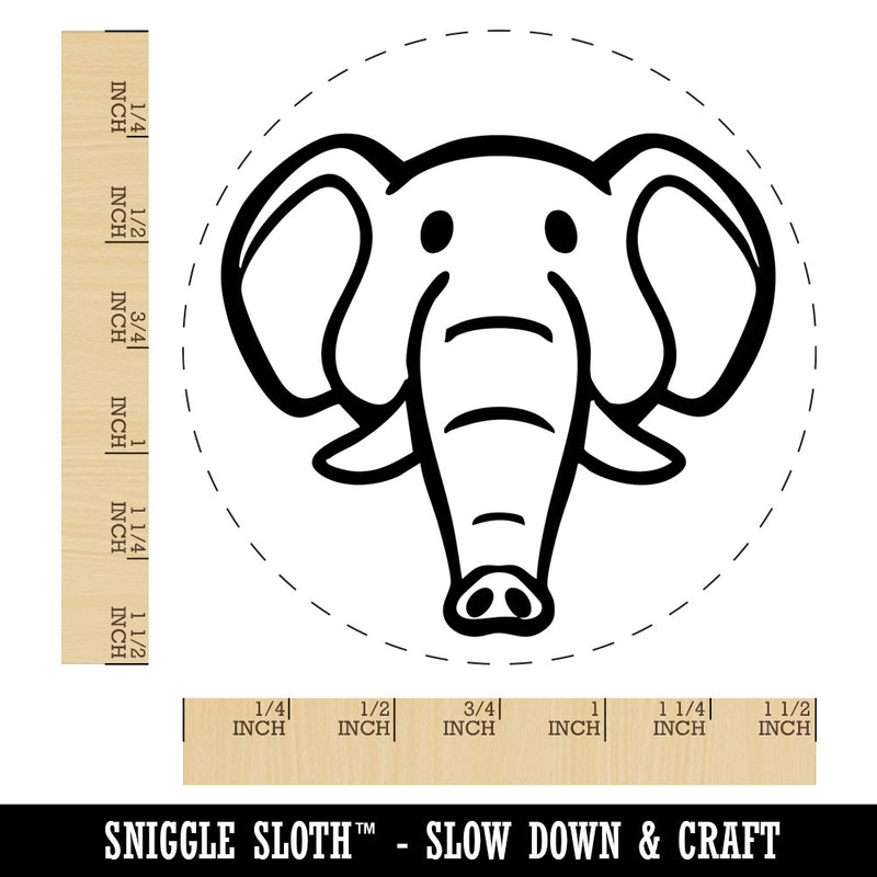 Cute Cartoon Elephant Head Trunk Self-Inking Rubber Stamp for Stamping Ink Stamper Crafting Planners