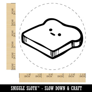 Existential Crisis Slice of Bread Toast Self-Inking Rubber Stamp for Stamping Ink Stamper Crafting Planners