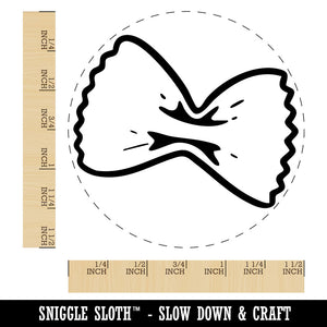 Farfalle Bow Tie Butterfly Pasta Self-Inking Rubber Stamp for Stamping Ink Stamper Crafting Planners