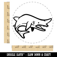 Goblin Shark Ugly Fish Self-Inking Rubber Stamp for Stamping Ink Stamper Crafting Planners