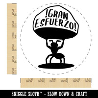 Gran Esfuerzo Great Effort Spanish Ant School Strong Teacher Stamp Self-Inking Rubber Stamp for Stamping Ink Stamper
