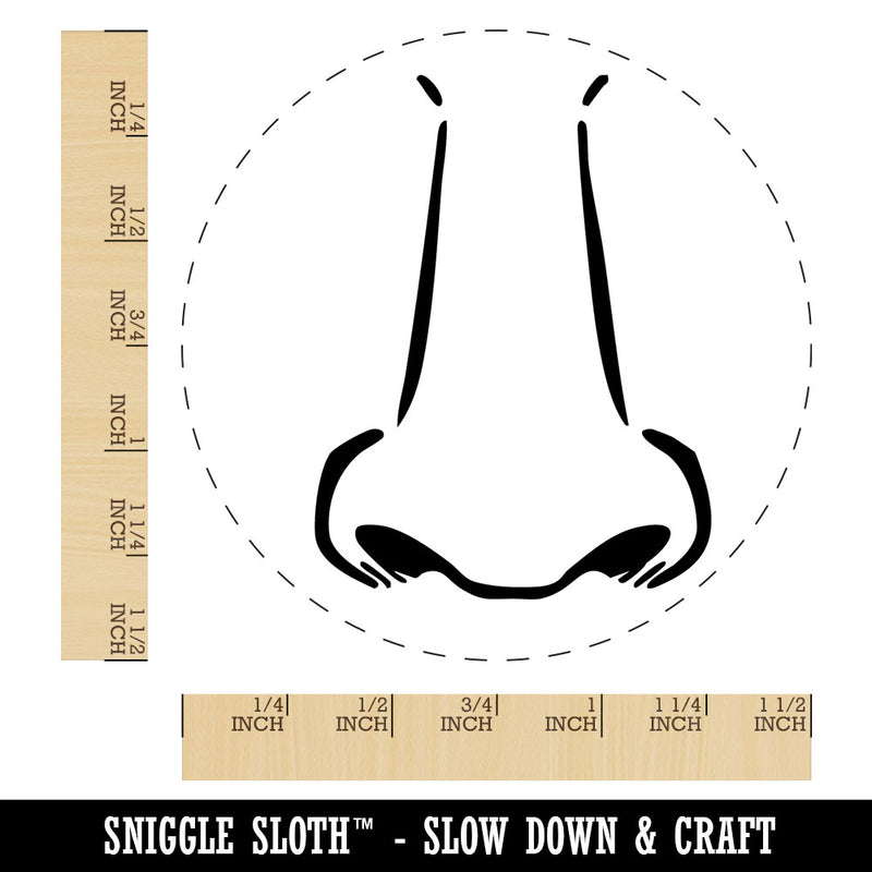Human Nose Nostril Body Part Face Self-Inking Rubber Stamp for Stamping Ink Stamper Crafting Planners