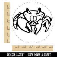 Realistic Crab Beach Seafood Shelfish Self-Inking Rubber Stamp for Stamping Ink Stamper Crafting Planners
