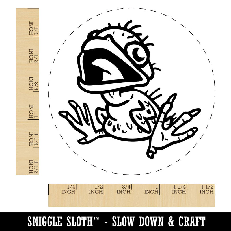 Realistic Ugly Baby Bird Chick Self-Inking Rubber Stamp for Stamping Ink Stamper Crafting Planners