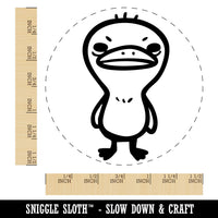 Ugly Duckling Baby Bird Duck Self-Inking Rubber Stamp for Stamping Ink Stamper Crafting Planners
