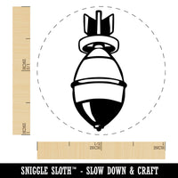 Bomb Nuke Warhead Air Strike Missile Self-Inking Rubber Stamp Crafting Planners
