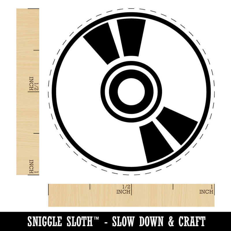 CD ROM Compact Disk DVD Self-Inking Rubber Stamp Crafting Planners
