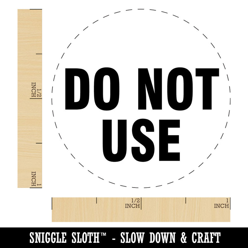 Do Not Use Inventory Management Manufacturing Label Self-Inking Rubber Stamp for Planner