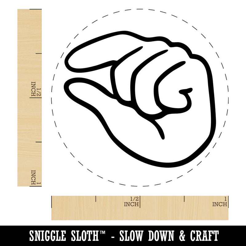 Hand Pinching Fingers Self-Inking Rubber Stamp for Stamping Crafting Planners