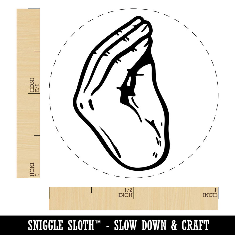 Italian Hand Gesture What Do You Want Ma Che Vuoi Self-Inking Rubber Stamp