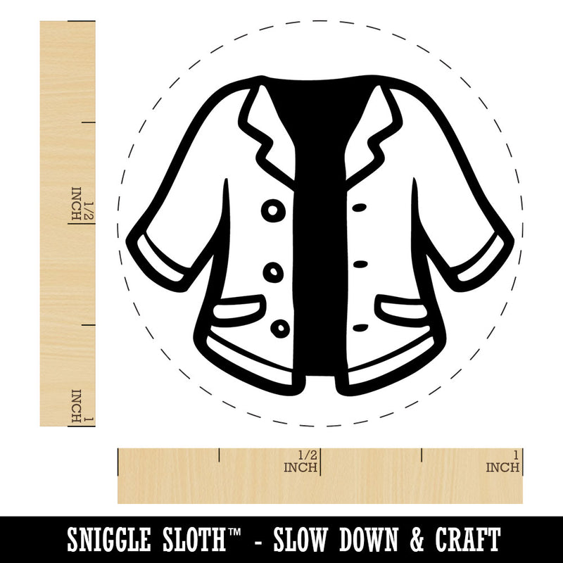 Jacket Coat Cartoon Clothing Shirt Self-Inking Rubber Stamp Crafting Planners