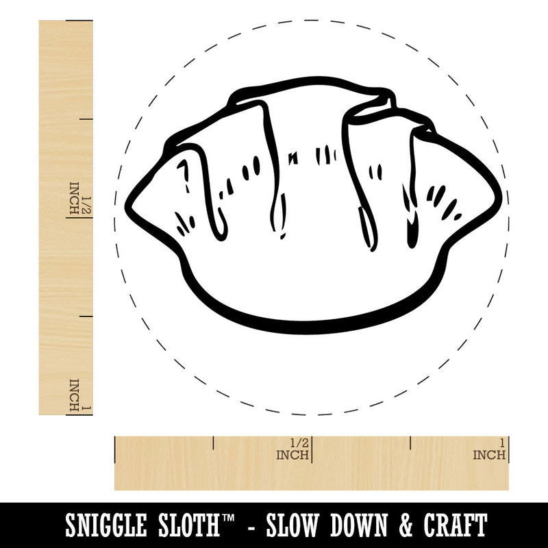 Potsticker Crab Rangoon Dumpling Chinese Food Self-Inking Rubber Stamp Crafting