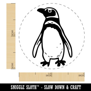 Realistic Magellanic Penguin Bird South America Self-Inking Rubber Stamp