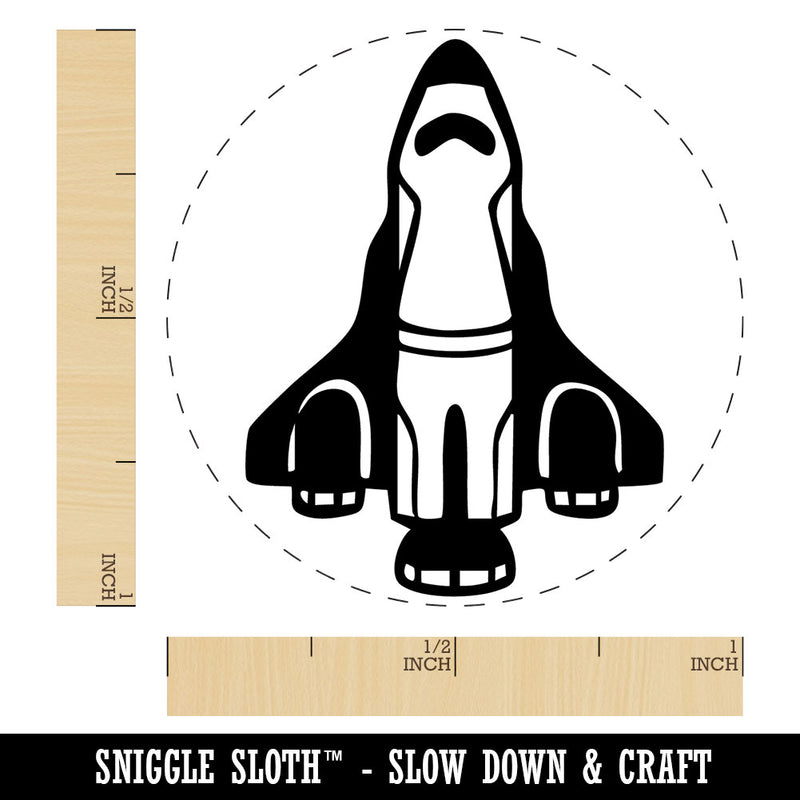 Space Shuttle Ship Rocket Science Self-Inking Rubber Stamp Crafting Planners