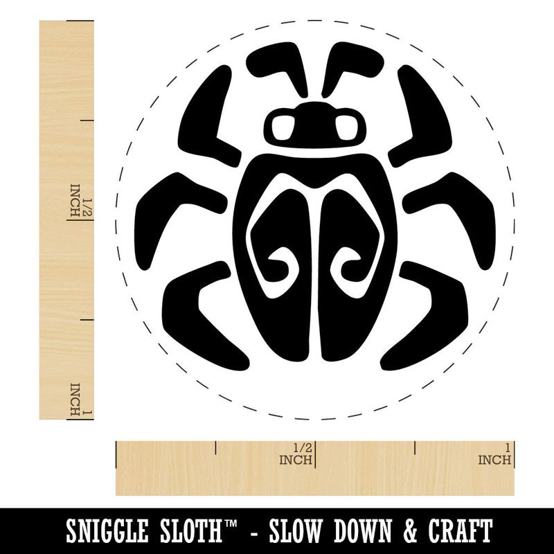 Tribal Southwestern Bug Insect Beetle Self-Inking Rubber Stamp Crafting Planners